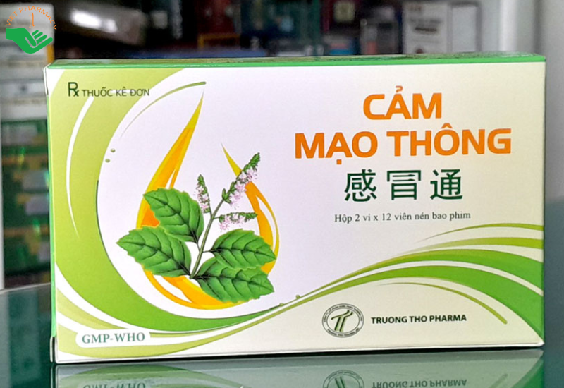 Cảm Mạo Thông điều trị cảm cúm, viêm xoang, viêm mũi (Hộp 2 vỉ x 12 viên)