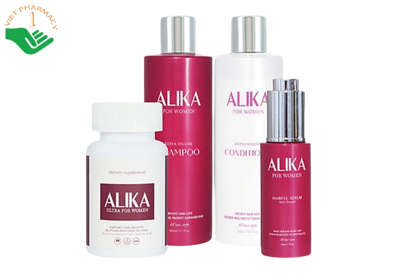 Combo dưỡng tóc Alika For Women hỗ trợ bảo vệ mái tóc toàn diện (Combo 4 sản phẩm)