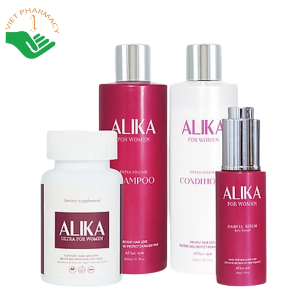 Combo dưỡng tóc Alika For Women hỗ trợ bảo vệ mái tóc toàn diện (Combo 4 sản phẩm)