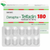 Danapha - Telfadin 180 trị viêm mũi dị ứng, mày đay (1 vỉ x 10 viên)