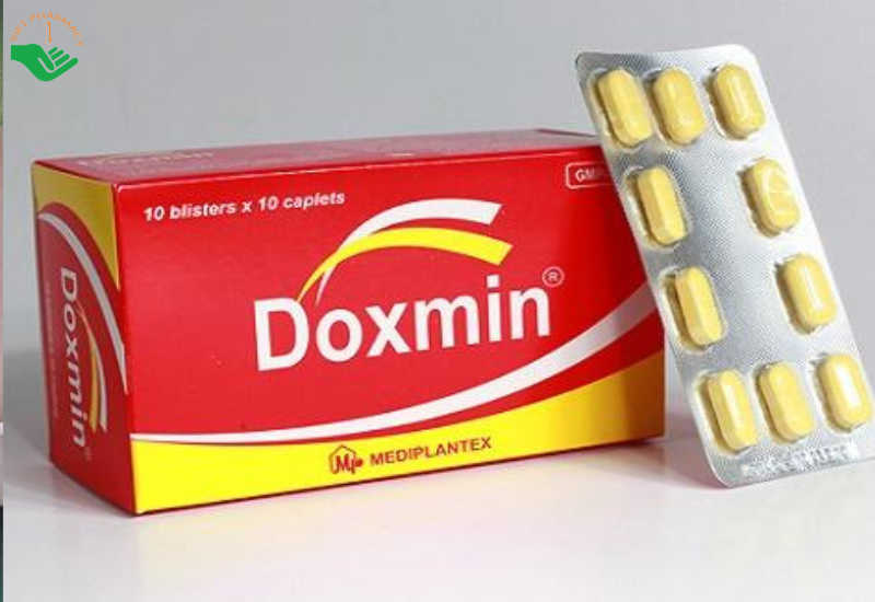 Doxmin điều trị trong các trường hợp cảm sốt, đau đầu, đau nhức cơ bắp, xương khớp (Hộp 10 vỉ x10 viên)