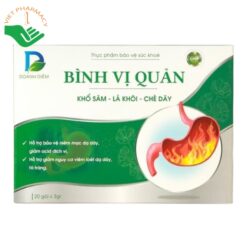 Gói uống Bình Vị Quản hỗ trợ bảo vệ niêm mạc dạ dày và giảm acid dịch vị (Hộp 20 gói)