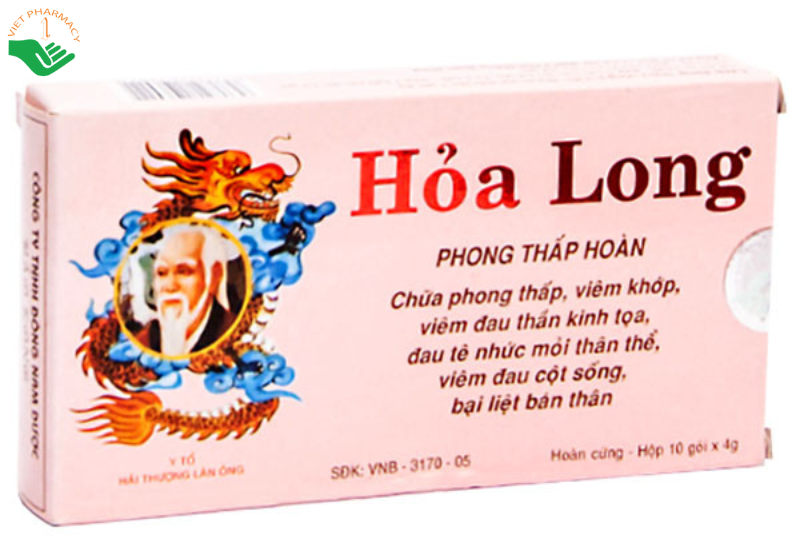 Hỏa Long chữa phong thấp, viêm khớp, đau thần kinh tọa (Hộp 10 gói x 4g)