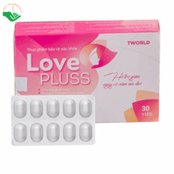 Love Pluss hỗ trợ các vấn đề viêm nhiễm phụ khoa, chống viêm (Hộp 3 vỉ x 10 viên)