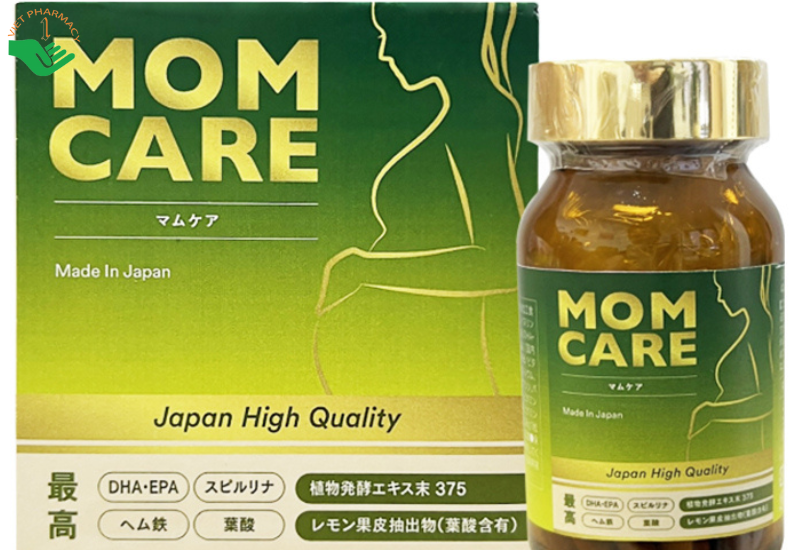 Mom Care hỗ trợ bổ sung một số vitamin và khoáng chất cho cơ thể