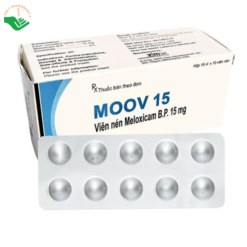 MOOV 15 điều trị viêm xương khớp mạn tính, viêm khớp dạng thấp (Hộp 10 vỉ x 10 viên)