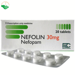 Nefolin 30mg chỉ định trong giảm cơn đau cấp và mãn tính (Hộp 2 vỉ x 10 viên)