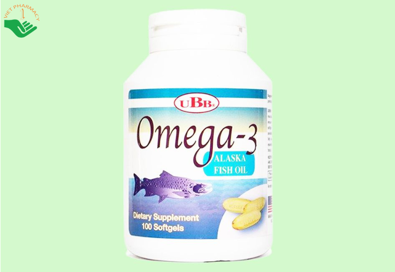 Omega-3 Alaska Fish Oil UBB giúp bổ sung acid béo EPA và DHA