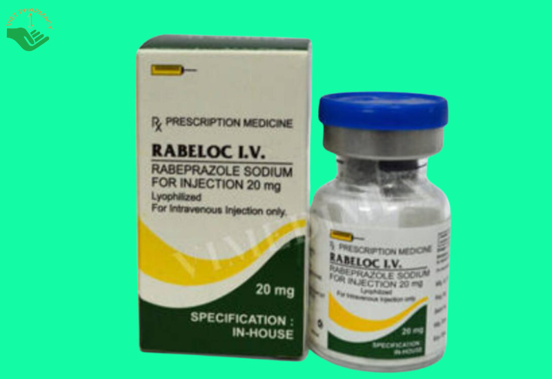 Rabeloc I.V 20mg điều trị trào ngược thực quản, loét dạ dày – tá tràng (Lọ 20mg)