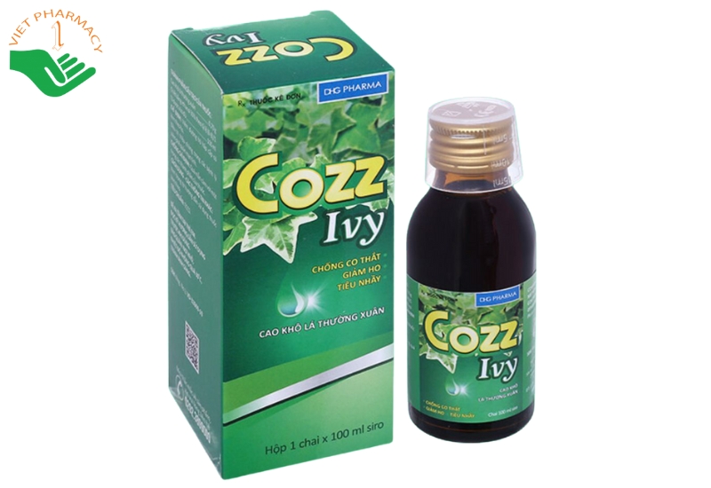 Siro Cozz Ivy trị viêm đường hô hấp và các bệnh lý viêm phế quản mạn tính (Hộp 1 chai x 100ml)
