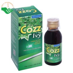 Siro Cozz Ivy trị viêm đường hô hấp và các bệnh lý viêm phế quản mạn tính (Hộp 1 chai x 100ml)