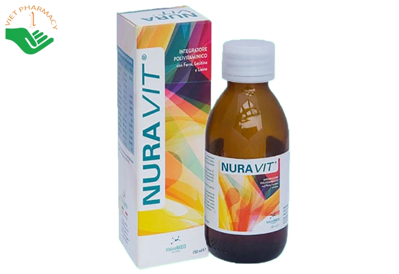 Siro dinh dưỡng Nuravit giúp giảm chứng biếng ăn ở trẻ em (Lọ 150 ml)