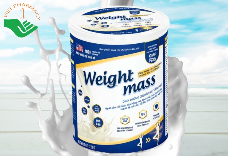 Sữa bột tăng cân Weight Mass (Lon 720g)