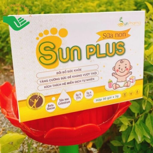 Sữa Non SunPlus Hỗ Trợ Tăng Cường Sức Đề Kháng Và Kích Thích Hệ Miễn Dịch Tự Nhiên Cho Trẻ (Hộp 30 Gói)