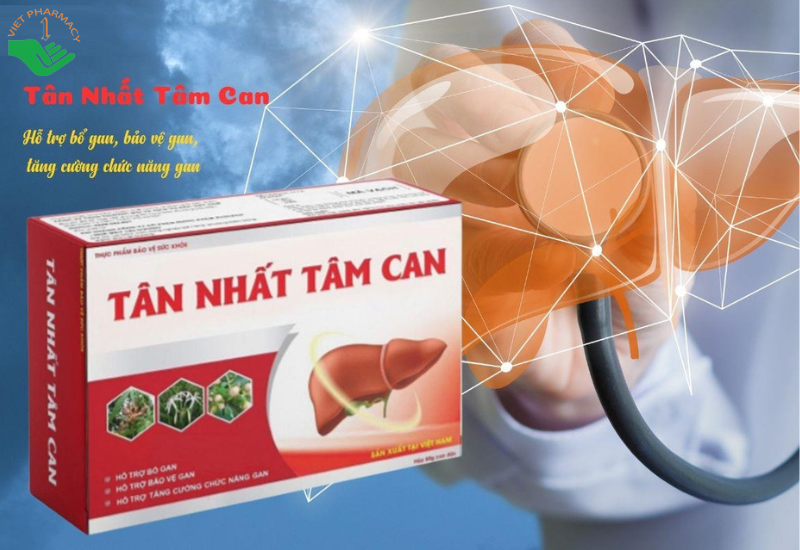 Tân Nhất Tâm Can hỗ trợ tăng cường chức năng gan, bổ gan (Hộp 80g)