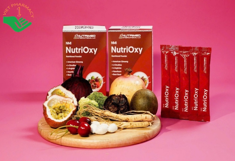 Thực phẩm bổ sung NMI NutriOxy bổ sung dinh dưỡng và chống oxy hoá (Hộp 30 gói)