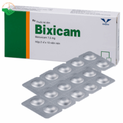 Thuốc Bixicam 7.5mg điều trị viêm khớp, giảm đau xương khớp (Hộp 2 vỉ x 10 viên)