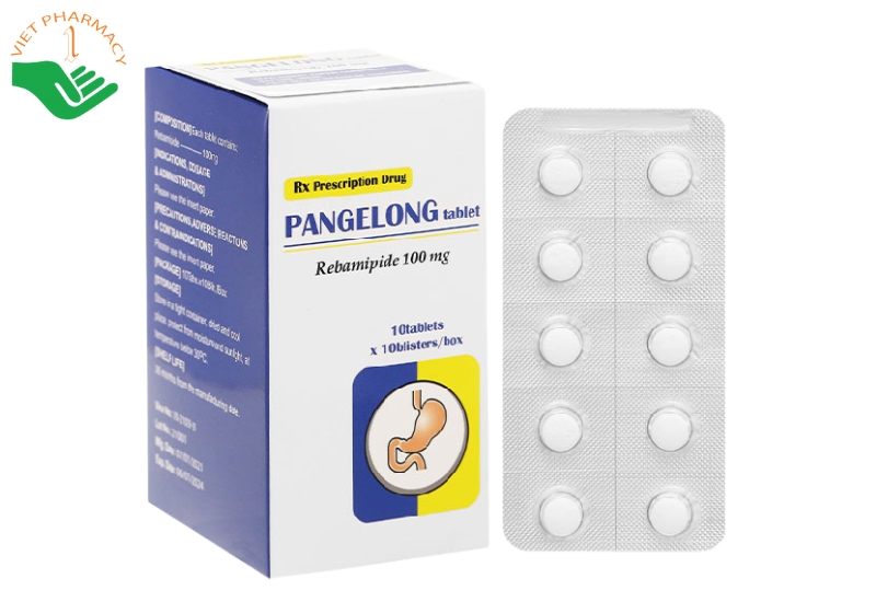 Thuốc Pangelong Tablet 100mg trị trào ngược dạ dày và thực quản (Hộp 10 vỉ x 10 viên)