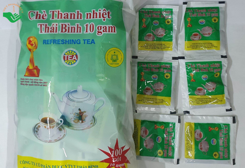 Trà Thanh Nhiệt Thái Bình Hỗ trợ thanh nhiệt, mát gan, giải độc (Tíu 50 gói & 100 gói)