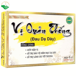 Vị Quản Thống hỗ trợ bảo vệ niêm mạc dạ dày, làm lành các vết thương (Hộp 3 vỉ x 10 viên)