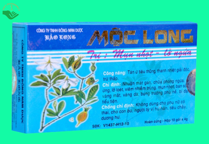 Viên hoàn cứng Mộc Long nhuận mát gan, chữa phong ngứa (10 gói x 4g)