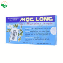 Viên hoàn cứng Mộc Long nhuận mát gan, chữa phong ngứa (10 gói x 4g)