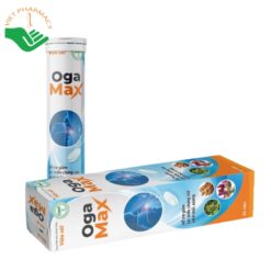 Viên sủi Oga Max hỗ trợ điều trị bệnh lý viêm xoang và viêm mũi dị ứng (Hộp 20 viên)