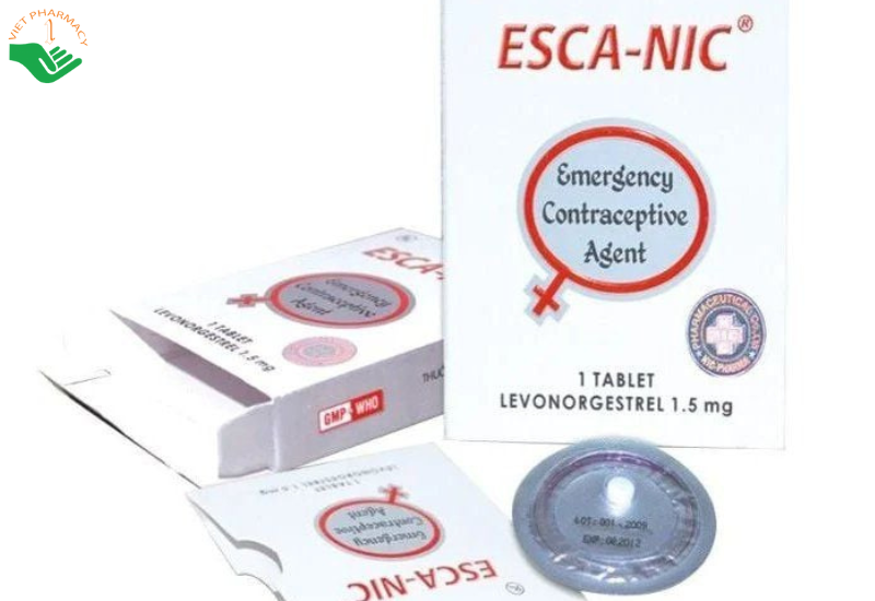 Viên tránh thai khẩn cấp ESCANIC sau giao hợp (Hộp 1 vỉ x 1 viên)