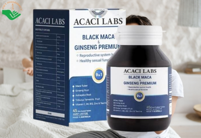 Viên uống Black Maca & Ginseng Premium – Hỗ trợ tăng cường sinh lý