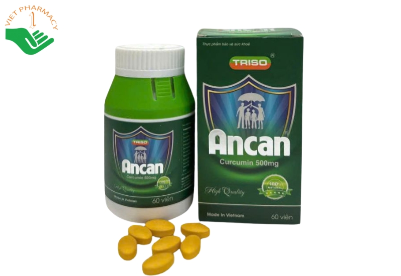 Viên uống Ancan hỗ trợ điều trị ung thư và tăng cường sức đề kháng (hộp 60 viên)