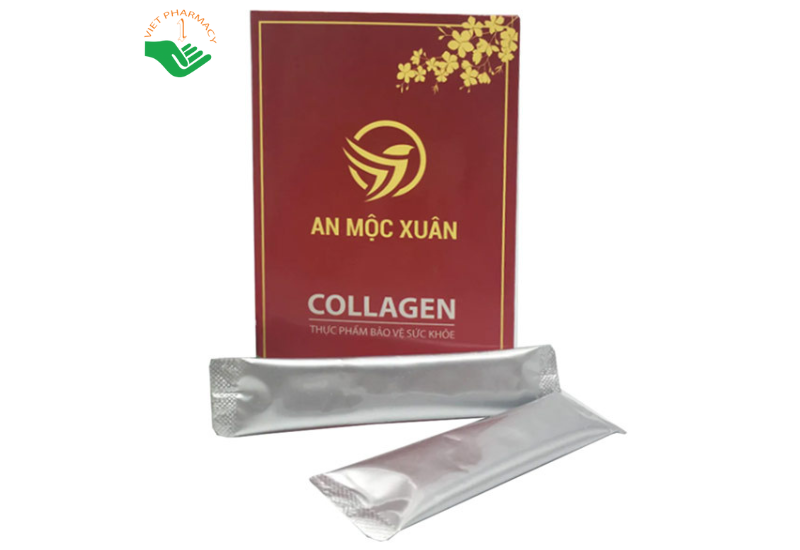 Viên uống Collagen An Mộc Xuân hỗ trợ giảm lão hóa, da sáng mịn (Hộp 30 viên)