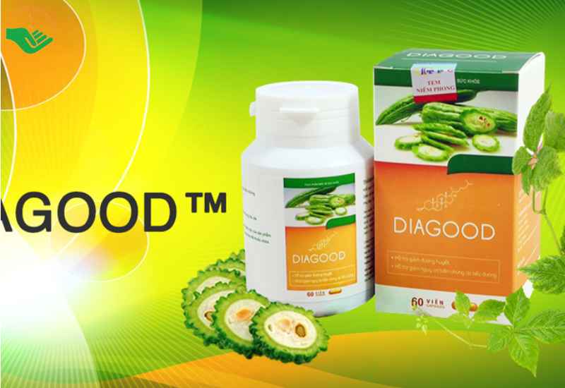 Viên uống Diagood hỗ trợ làm giảm nguy cơ biến chứng do tiểu đường (Hộp 60 viên)