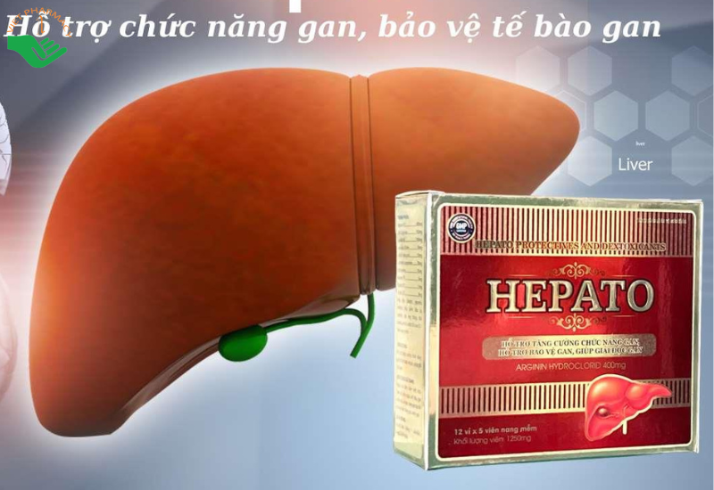 Viên uống Hepato hỗ trợ bảo vệ gan, hỗ trợ giải độc gan (Hộp 12 vỉ x 5 viên)