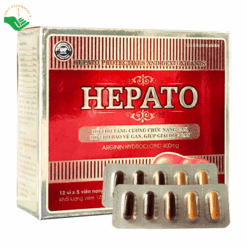 Viên uống Hepato hỗ trợ bảo vệ gan, hỗ trợ giải độc gan (Hộp 12 vỉ x 5 viên)