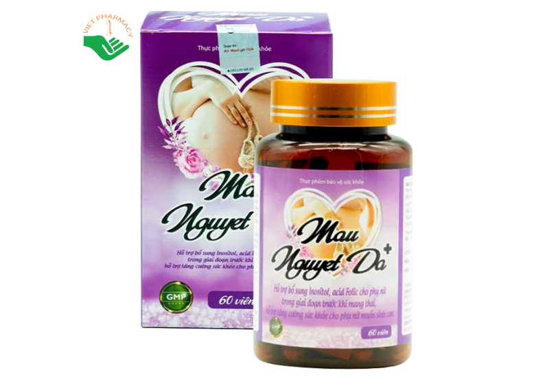 Viên uống Mẫu Nguyệt Đà hỗ trợ sức khỏe sinh sản, điều hòa kinh nguyệt (Hộp 1 lọ x 60 viên)