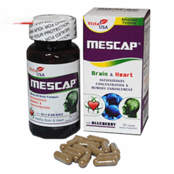 Viên uống Mescap tăng cường tuần hoàn máu và cải thiện chức năng tim mạch (Hộp 1 lọ 30 viên)