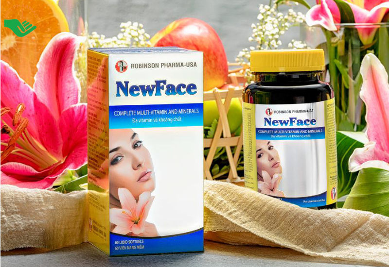 Viên uống NewFace hỗ trợ bổ sung DHA, vitamin và khoáng chất (Hộp 60 viên)