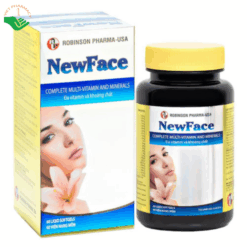 Viên uống NewFace hỗ trợ bổ sung DHA, vitamin và khoáng chất (Hộp 60 viên)