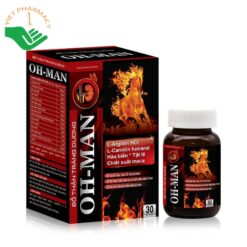 Viên uống OH-MAN hỗ trợ bổ thận và tăng cường chức năng sinh lực cho nam giới (Hộp 30 viên)