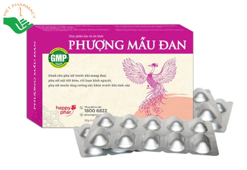 Viên uống Phượng Mẫu Đan hỗ trợ tăng khả năng thụ thai (Hộp 40 viên)