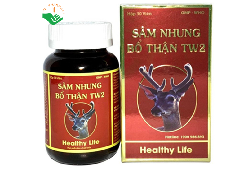 Viên uống Sâm Nhung Bổ Thận TW2 hỗ trợ bổ thận, tráng dương, mạnh gân cốt (Hộp 1 lọ x 40 viên)