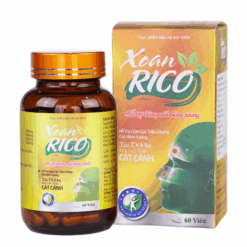 Viên uống Xoan Rico hỗ trợ cải thiện tình trạng viêm xoang nhanh chóng (Hộp 1 lọ 60 viên)
