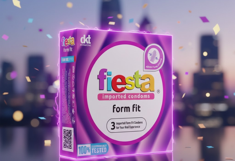 Bao cao su Fiesta Form Fit ôm sát 49mm (Hộp 3 Cái)