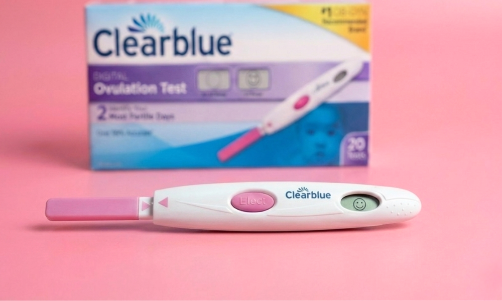 ClearBlue có màn hình điện tử trên que giúp chị em quan sát kết quả sau khi test