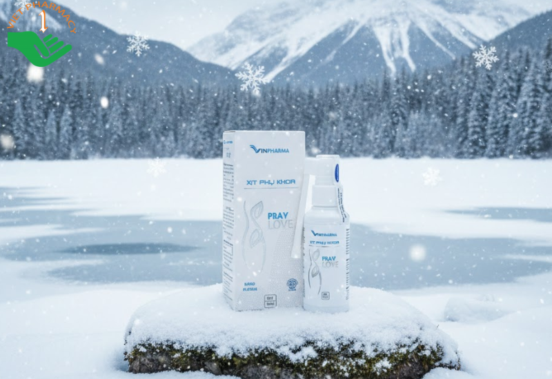 Dung dịch xịt phụ khoa Nano Bạc Spray Love giảm ngứa, nấm, mùi hôi (Chai 50ml)