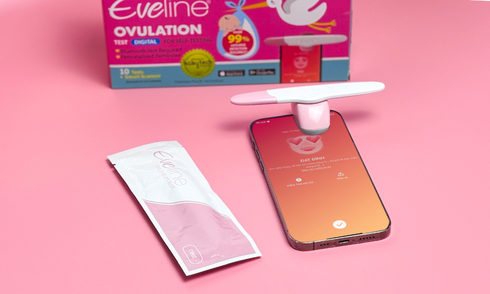 Que thử rụng trứng điện tử Eveline Care đo trực tiếp LH dựa vào công nghệ PixoTest để dự đoán khả năng rụng trứng chính xác