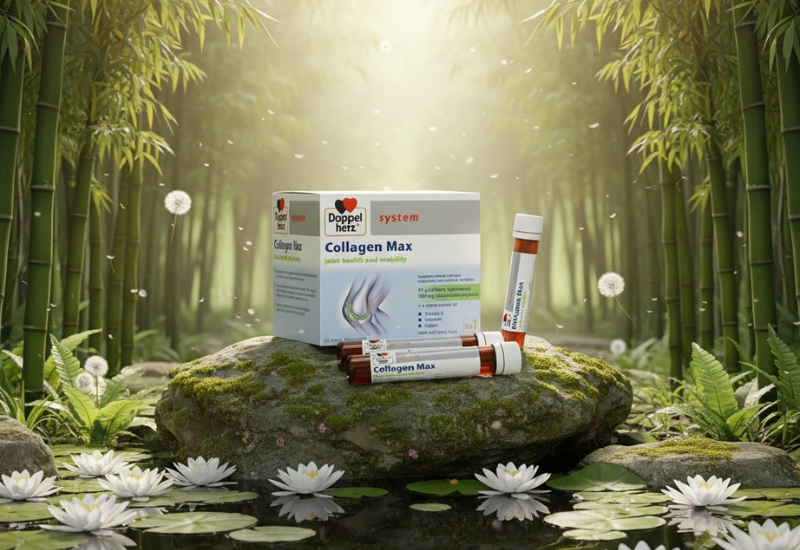 Thực phẩm bảo vệ sức khỏe bổ khớp Doppellherz Collagen Max (Hộp 30 ống)