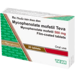 Thuốc Mycophenolate mofetil Teva 500mg dự phòng thải ghép cấp tính