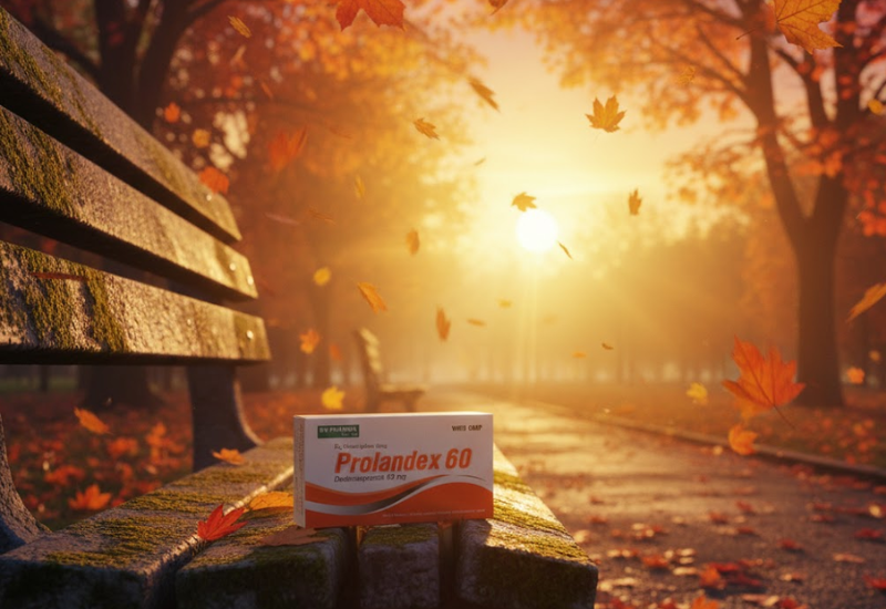 Thuốc Prolandex 60mg Dexlansoprazol điều trị trào ngược dạ dày thực quản, viêm thực quản ăn mòn (Hộp 2 vỉ x 10 viên)