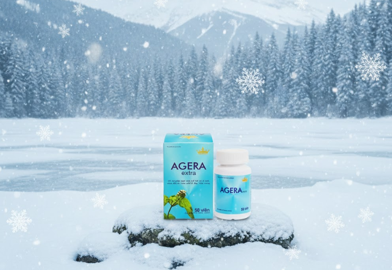 Viên uống Agera Extra Kingphar hỗ trợ tán phong hàn, giảm ngạt mũi, hắt hơi và sổ mũi (Hộp 50 viên)